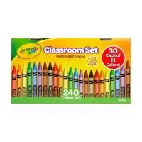 crayola 240 large crayon classroom set
